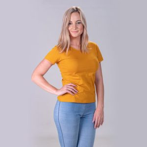 Women's T-Shirt - Body Fit Crew Neck Cap Sleeve