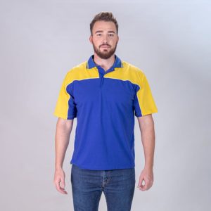Men's Golf Shirt - Short Sleeve Contrast Moisture Management
