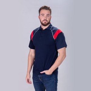Men's Golf Shirt - Short Sleeve Contrast