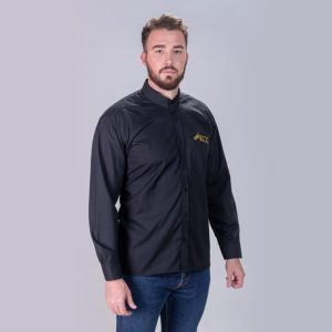 Men's Corporate Shirt - Chinese Collar Long Sleeve