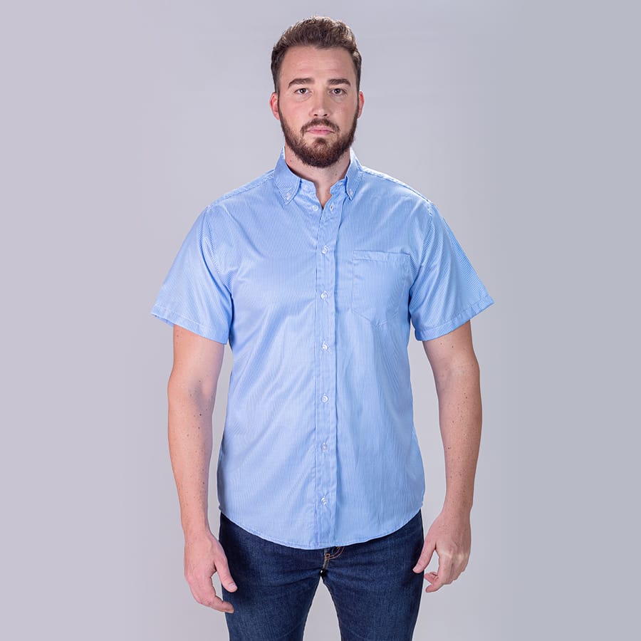 Mens Corporate Lounge Shirt, Long Sleeve - Peters T-Shirts