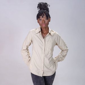 Women's Bush Shirt - Fitted Long Sleeve